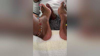 Stepdad Wanted A Foot Massage But Couldnt Control His Hard Dick - hclips